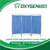 Hospital Patient Bed Side Partition Screen Stand