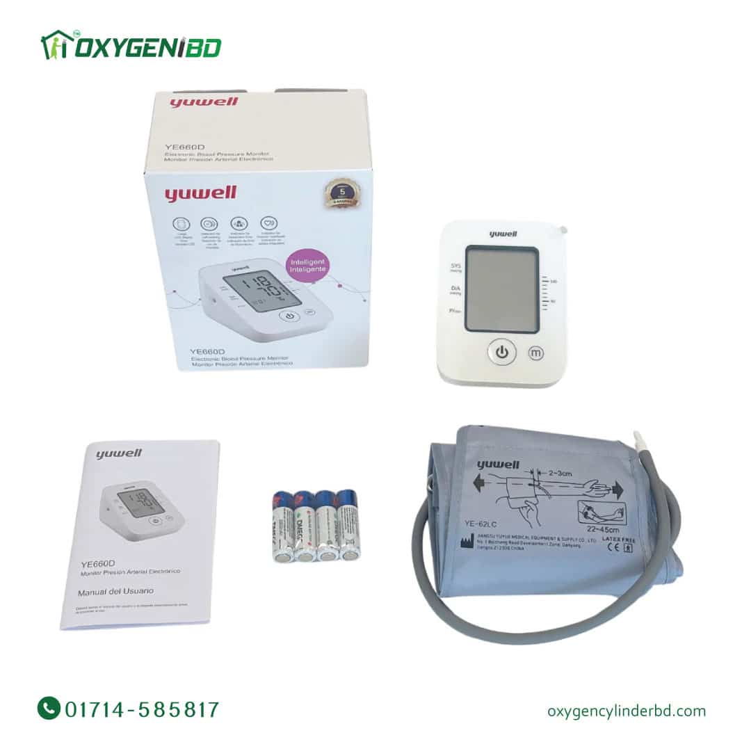Yuwell Automatic Digital Blood Pressure Monitor (YE660D) Price in Bangladesh - Image 4
