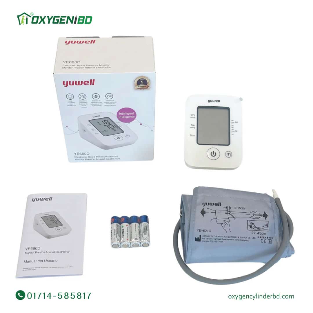 Yuwell Automatic Digital Blood Pressure Monitor (YE660D) Price in Bangladesh - Image 5