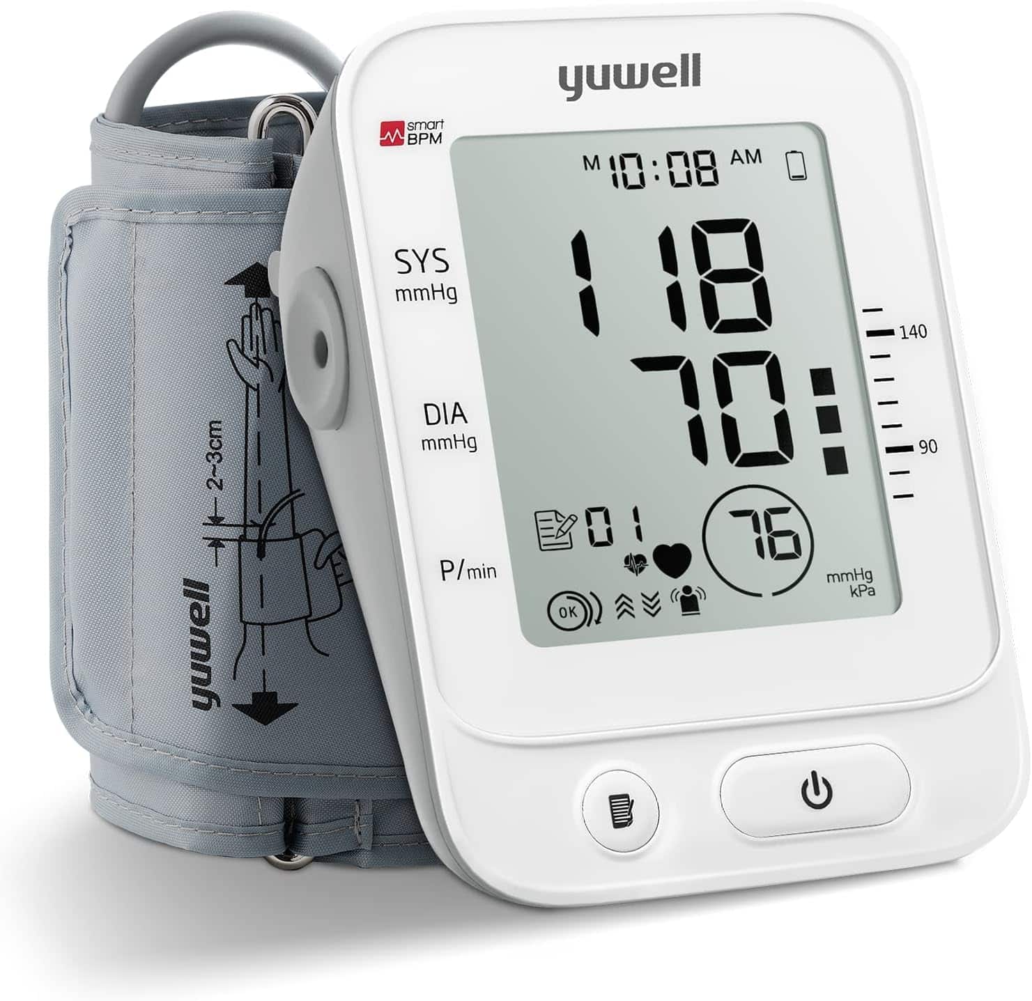 Yuwell Automatic Digital Blood Pressure Monitor (YE660D) Price in Bangladesh - Image 3