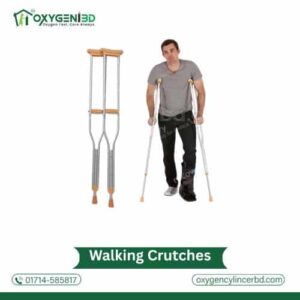 Walking Crutches With Underarm Pad and Hand Grip